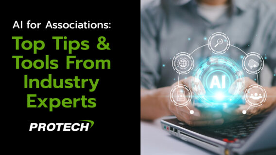 The title of this post, “AI for Associations: Top Tips & Tools From Industry Experts.”